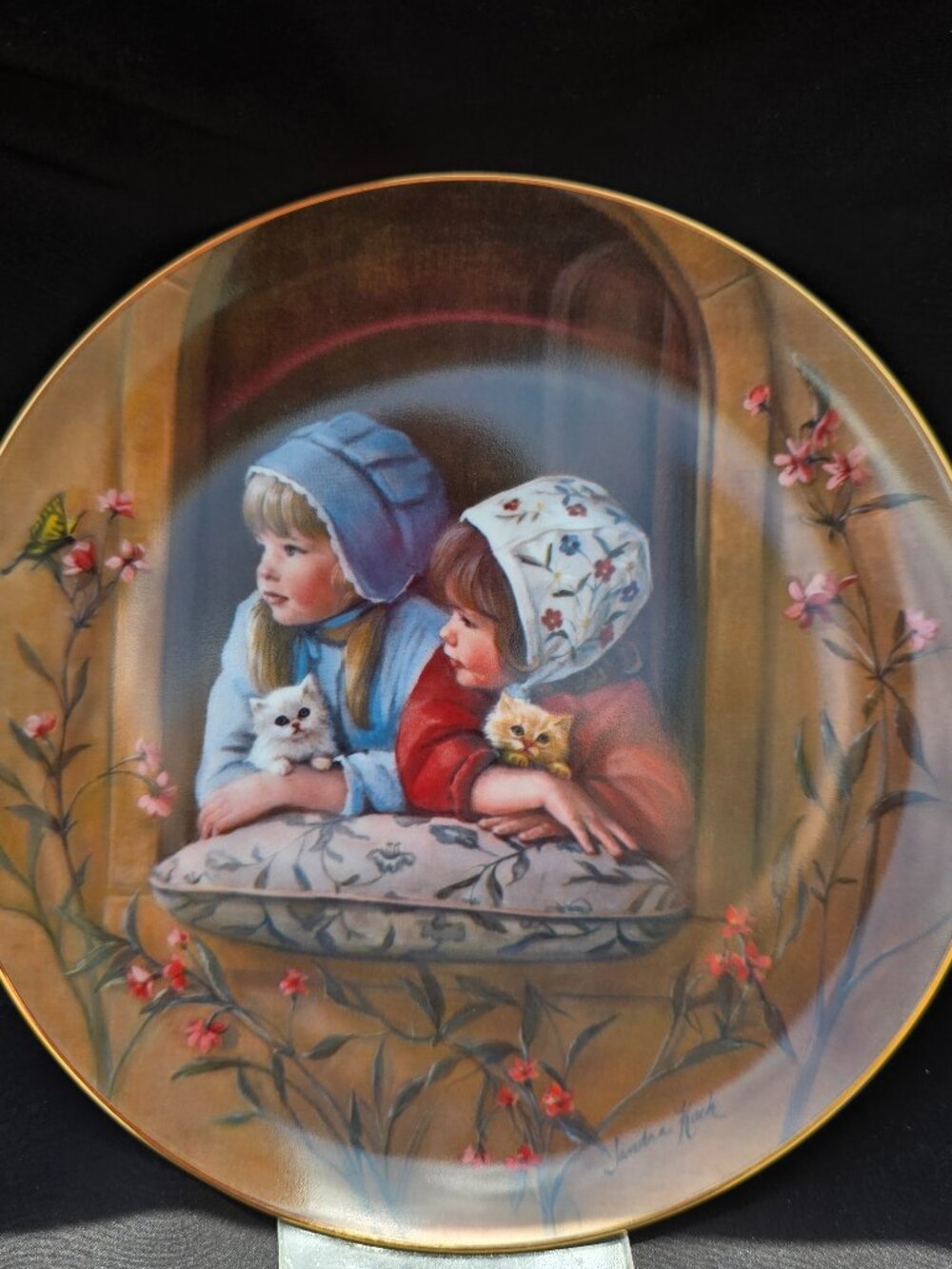 Sandra Kuck “Sunday Best” Plate • Days Gone By Collection • Reco • Plate No. 090